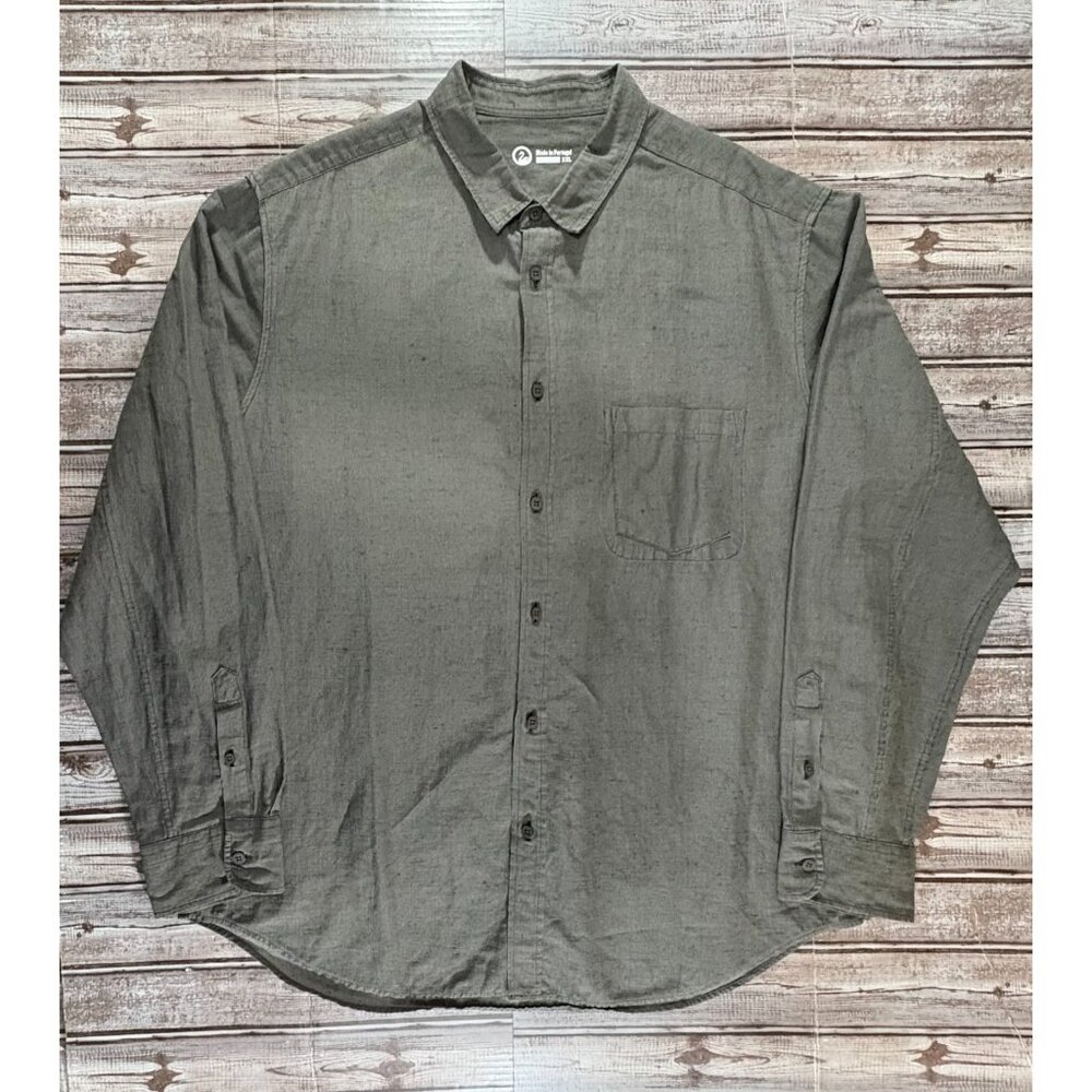Outlier NYC  Injected Linen boxford shirt sz 2XL striped New with imperfections